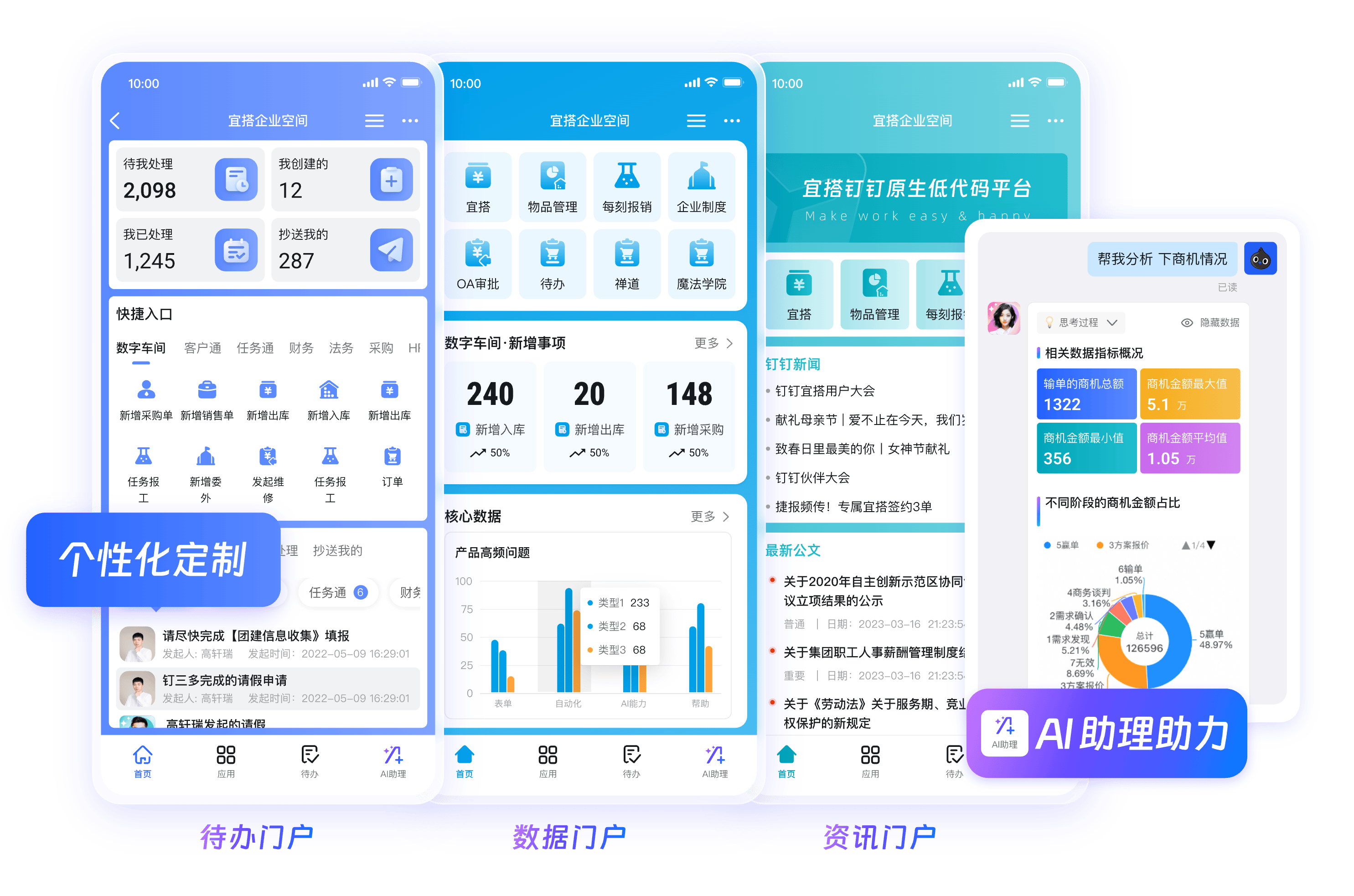 钉钉移动办公与AI助理